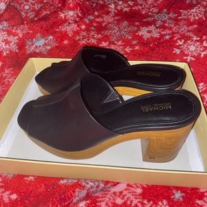 Michael Kors Aldrich Mule Leather heels